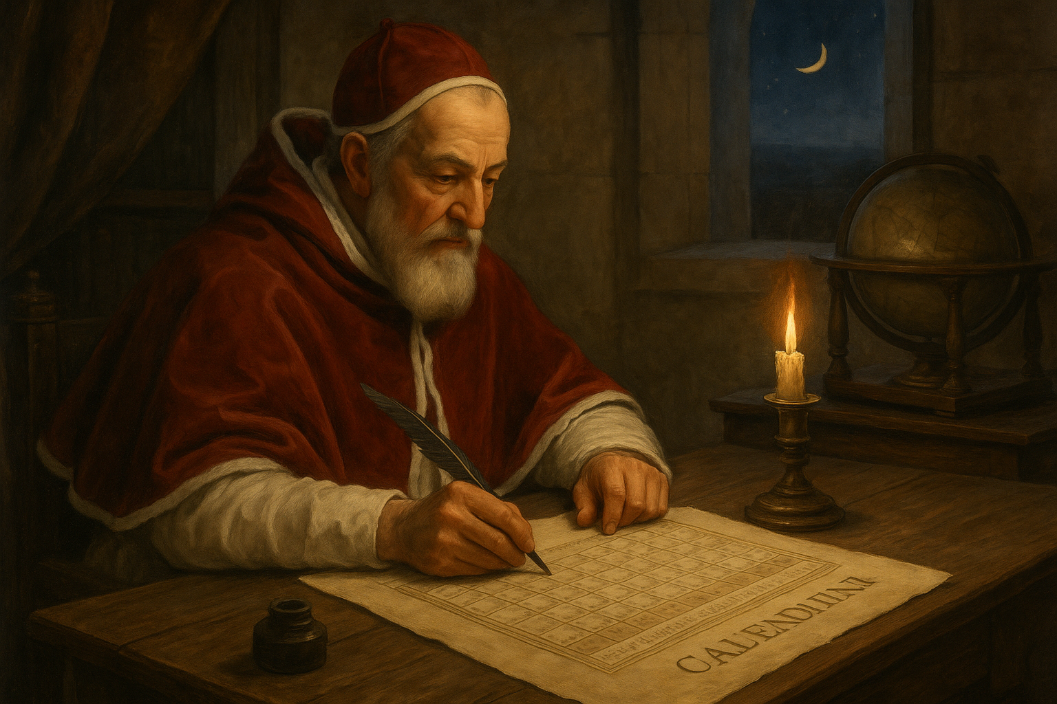 Pápež Gregor XIII. vydal bulu „Inter gravissimas“ (gregoriánsky kalendár)