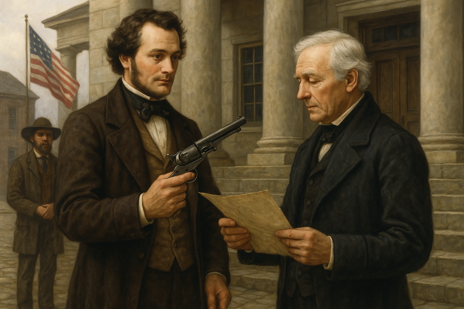 Samuel Colt získal americký patent na revolver