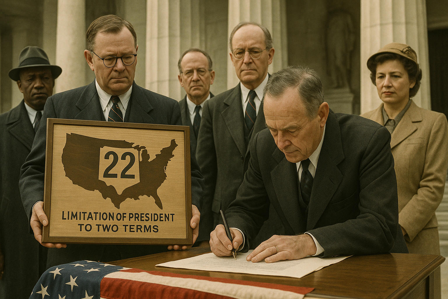 Ratifikácia 22. dodatku Ústavy USA (limit dvoch prezidentských období)