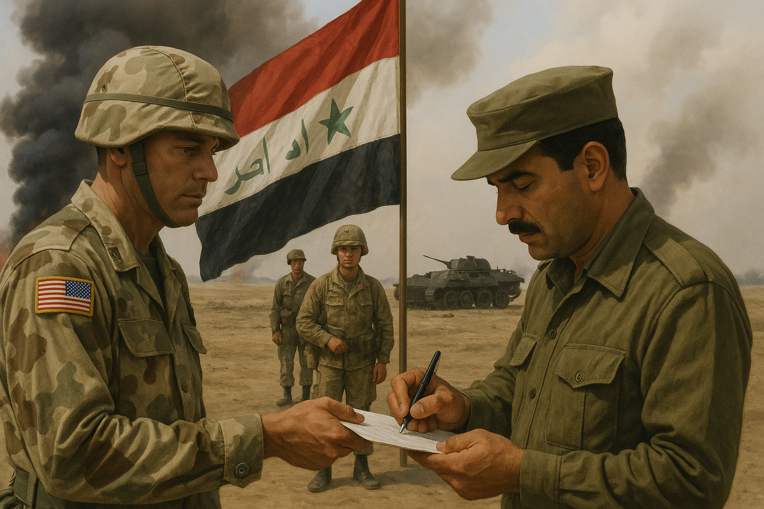 Koniec vojny v Perzskom zálive: Irak prijíma podmienky prímeria