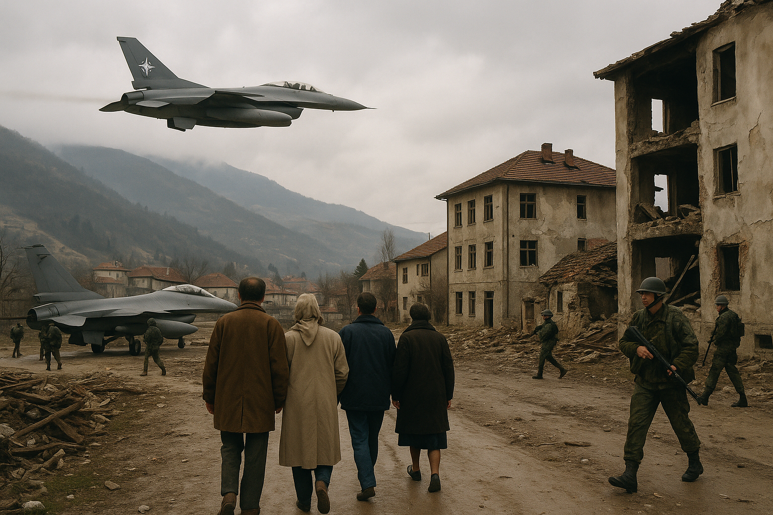 NATO začalo operáciu Deny Flight nad Bosnou a Hercegovinou