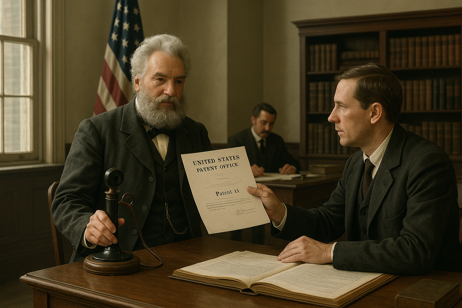 Alexander Graham Bell získava patent na telefón