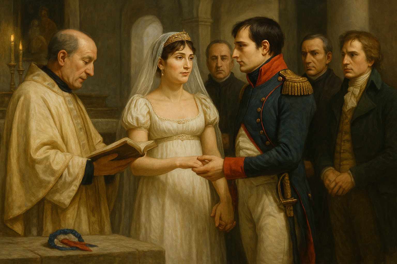 Napoleon sa oženil s Joséphine de Beauharnais a zrušil pre ňu predošlé zasnúbenie