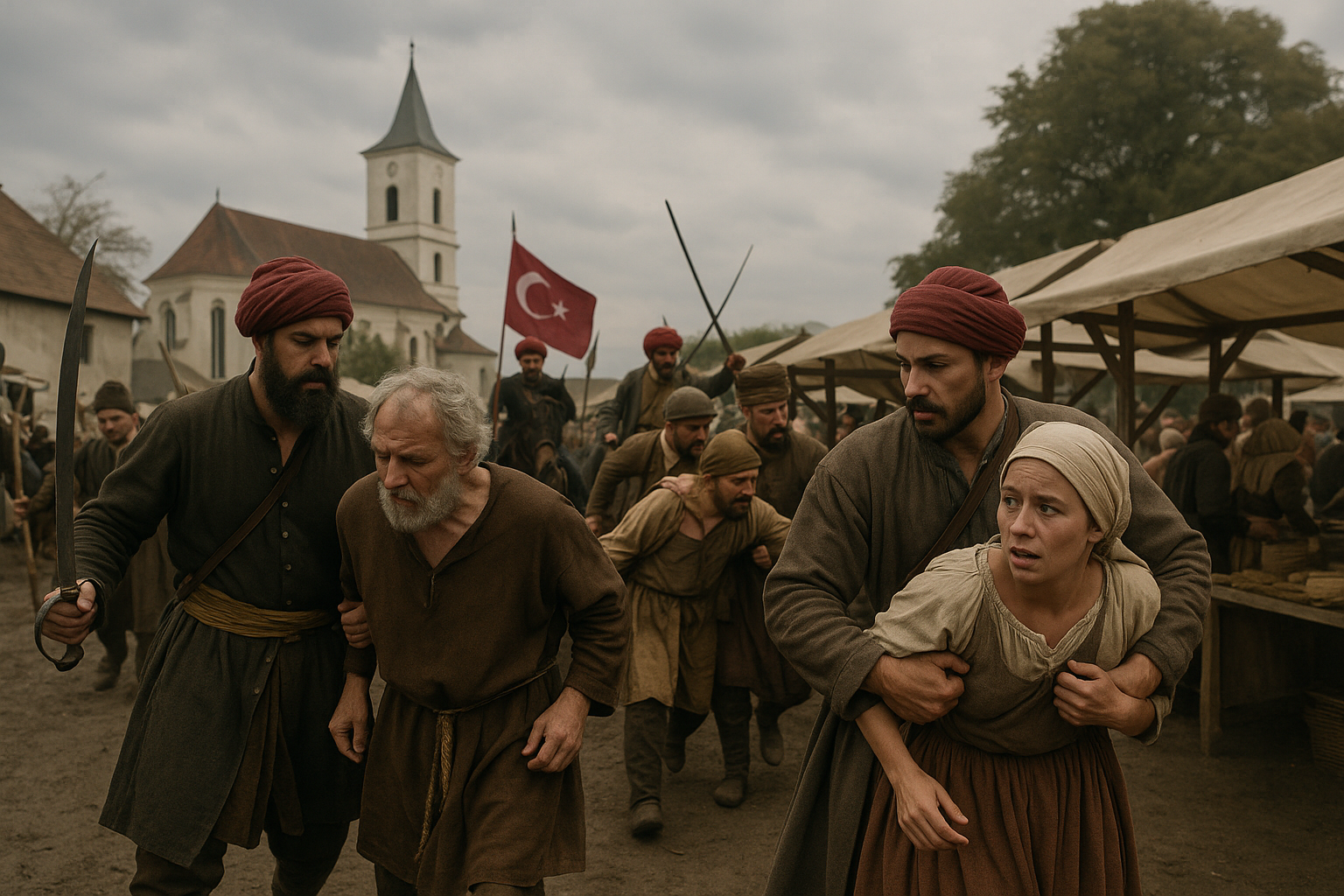 Náhly turecký vpád na jarmok v Tekovských Lužanoch skončil odvlečením ľudí