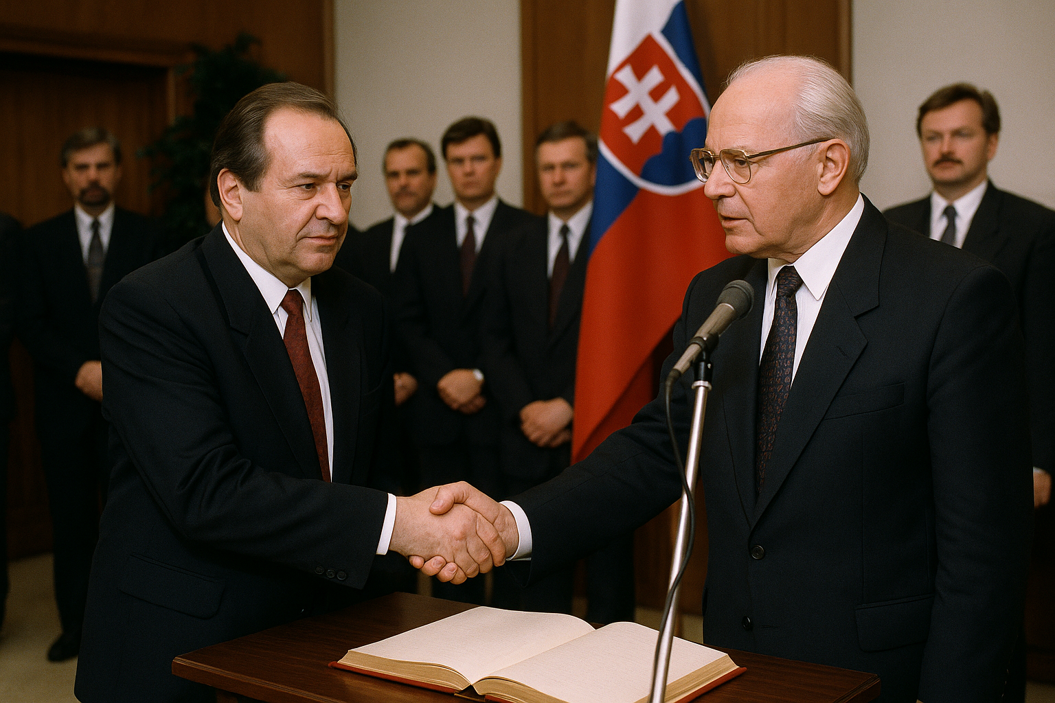 Michal Kováč vymenoval vládu Jozefa Moravčíka