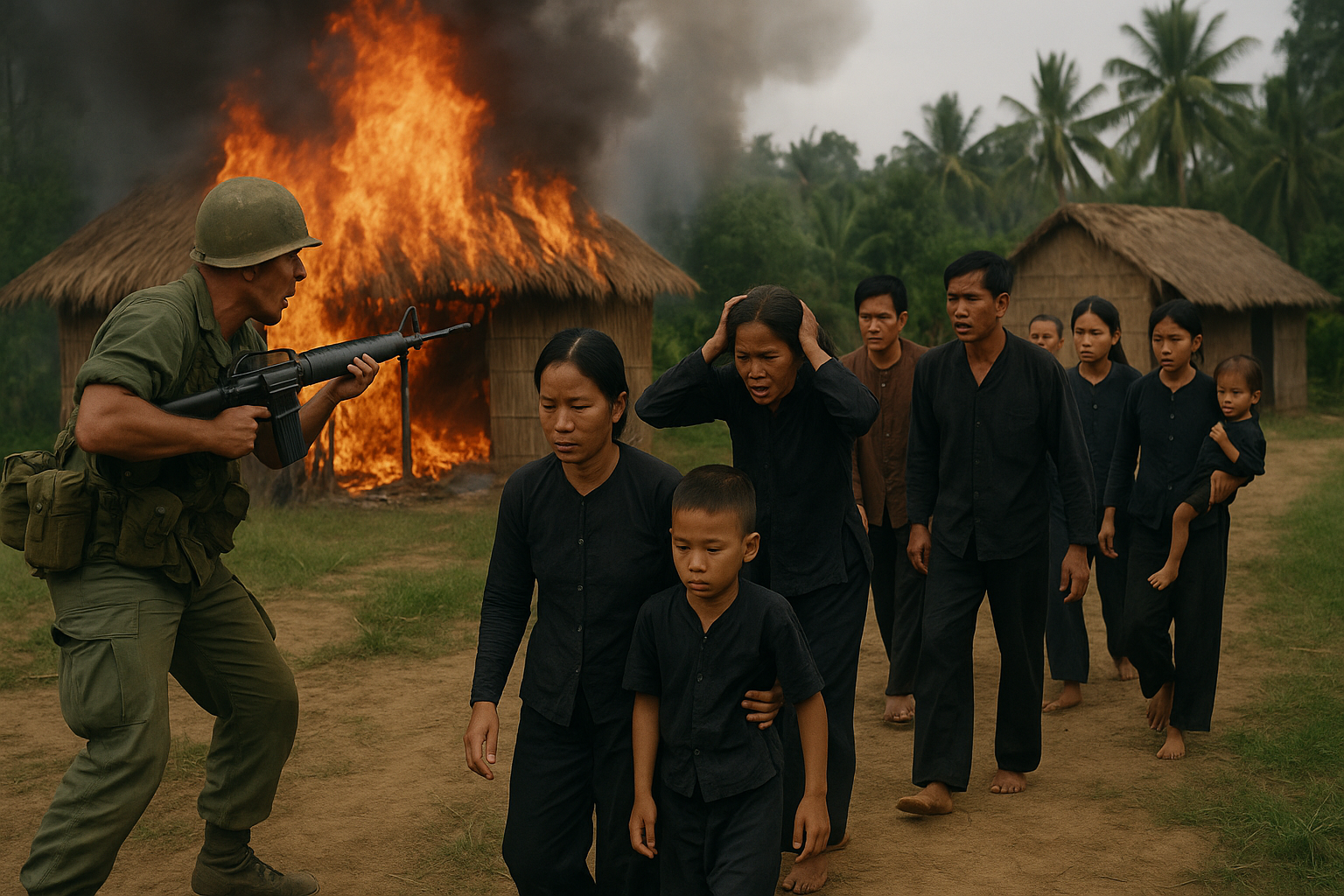 Masaker v My Lai: americká jednotka zabila vyše 500 civilistov