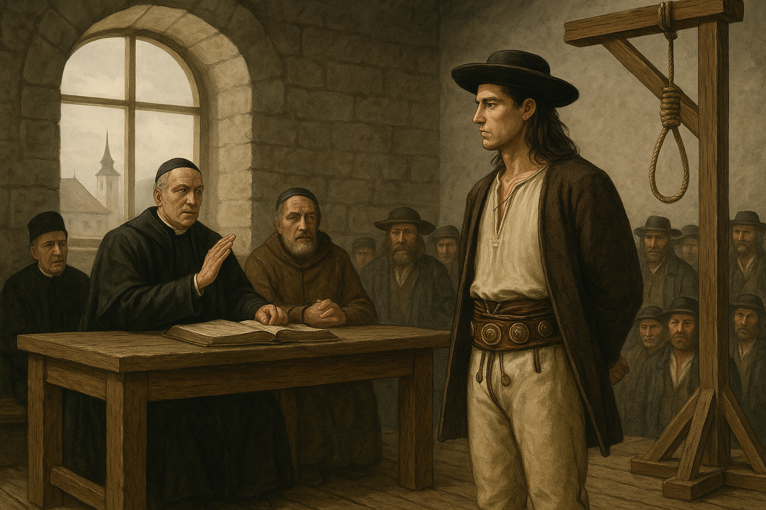 V Liptovskom Mikuláši padol rozsudok smrti nad Jurajom Jánošíkom