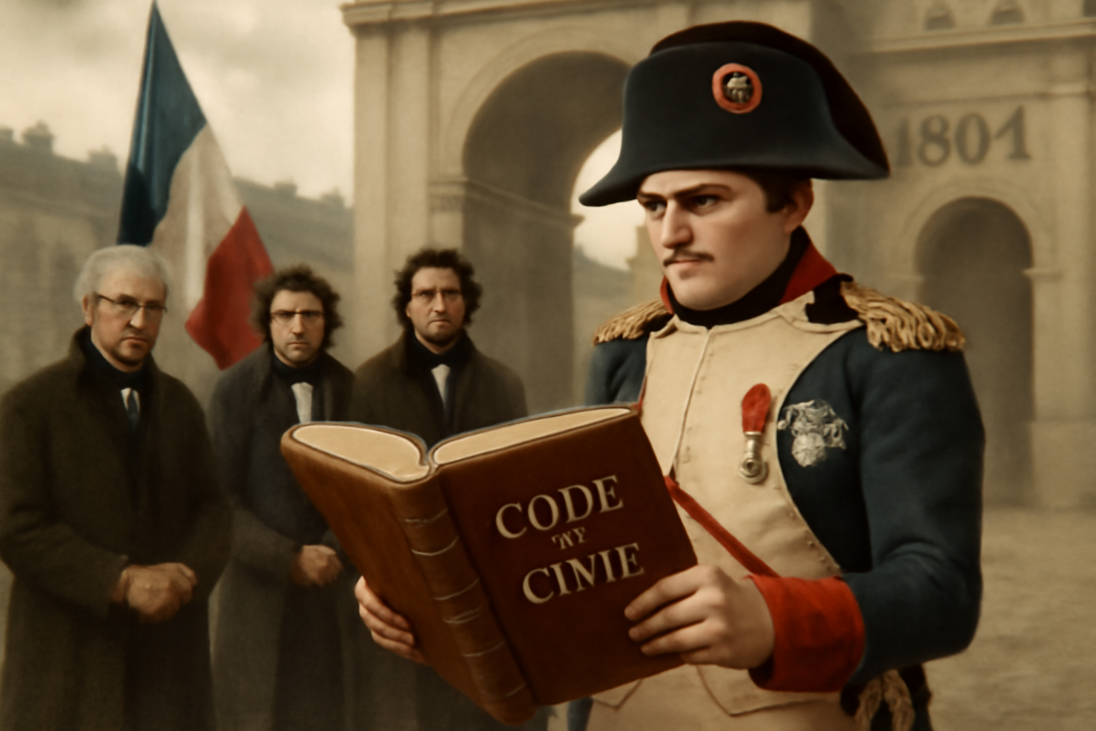 Napoleon vydal Code Civil a položil základ moderného francúzskeho práva