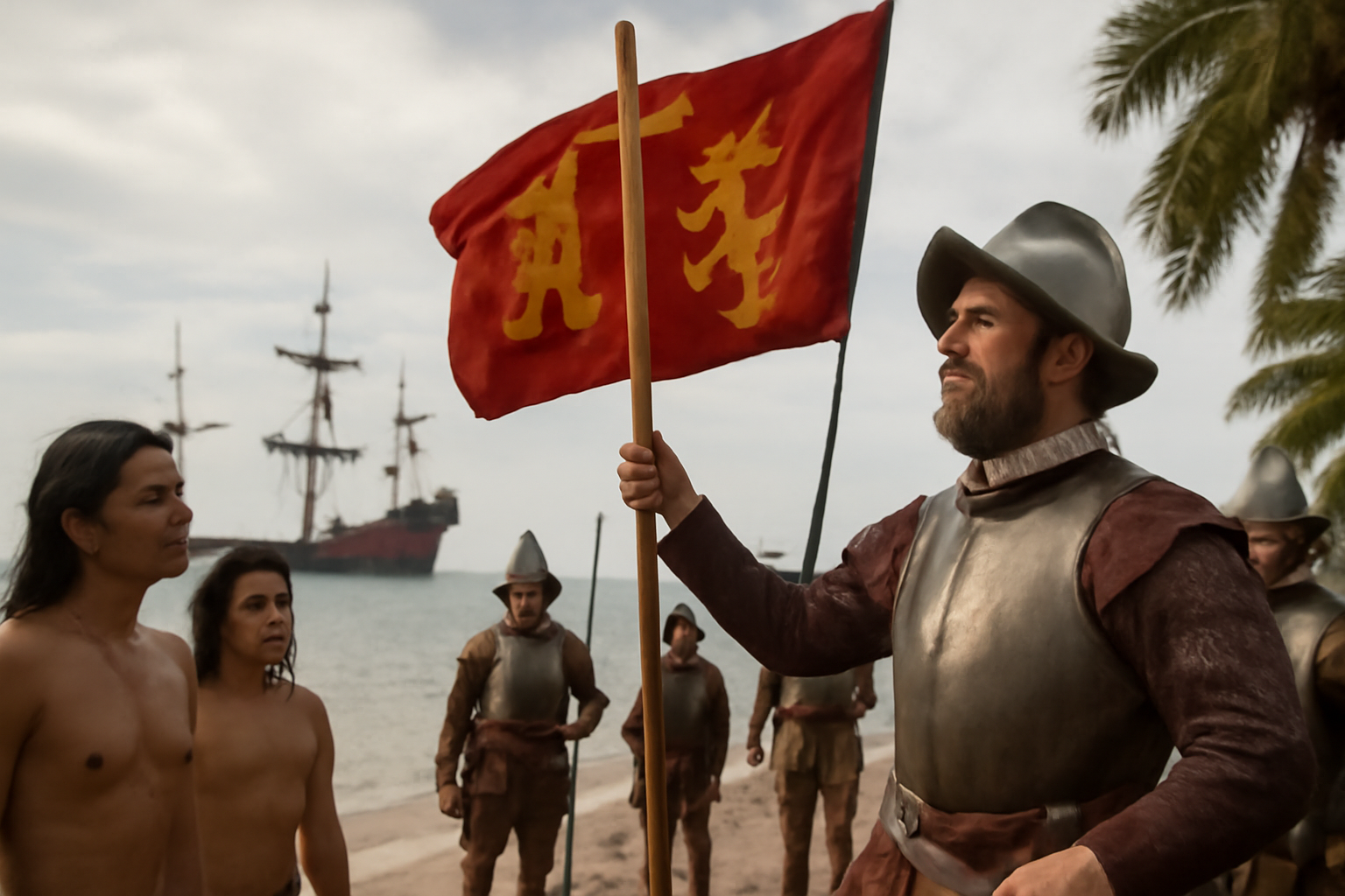 Ponce de León priplával k Floride a vyhlásil ju za španielske územie