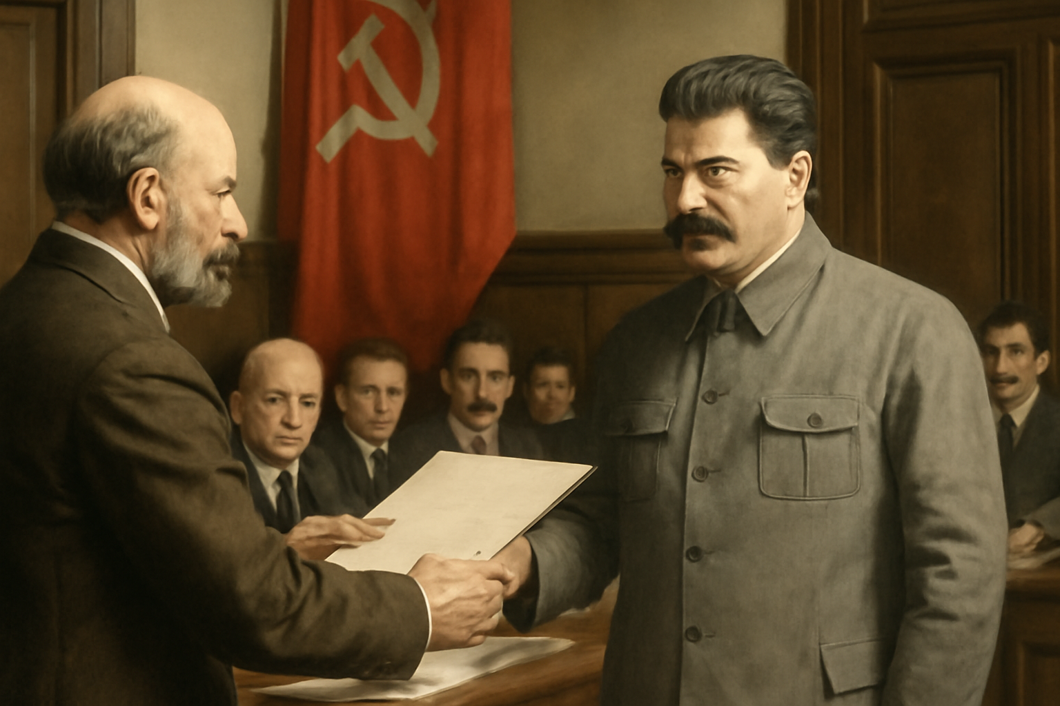 Stalin preberá post generálneho tajomníka boľševickej strany