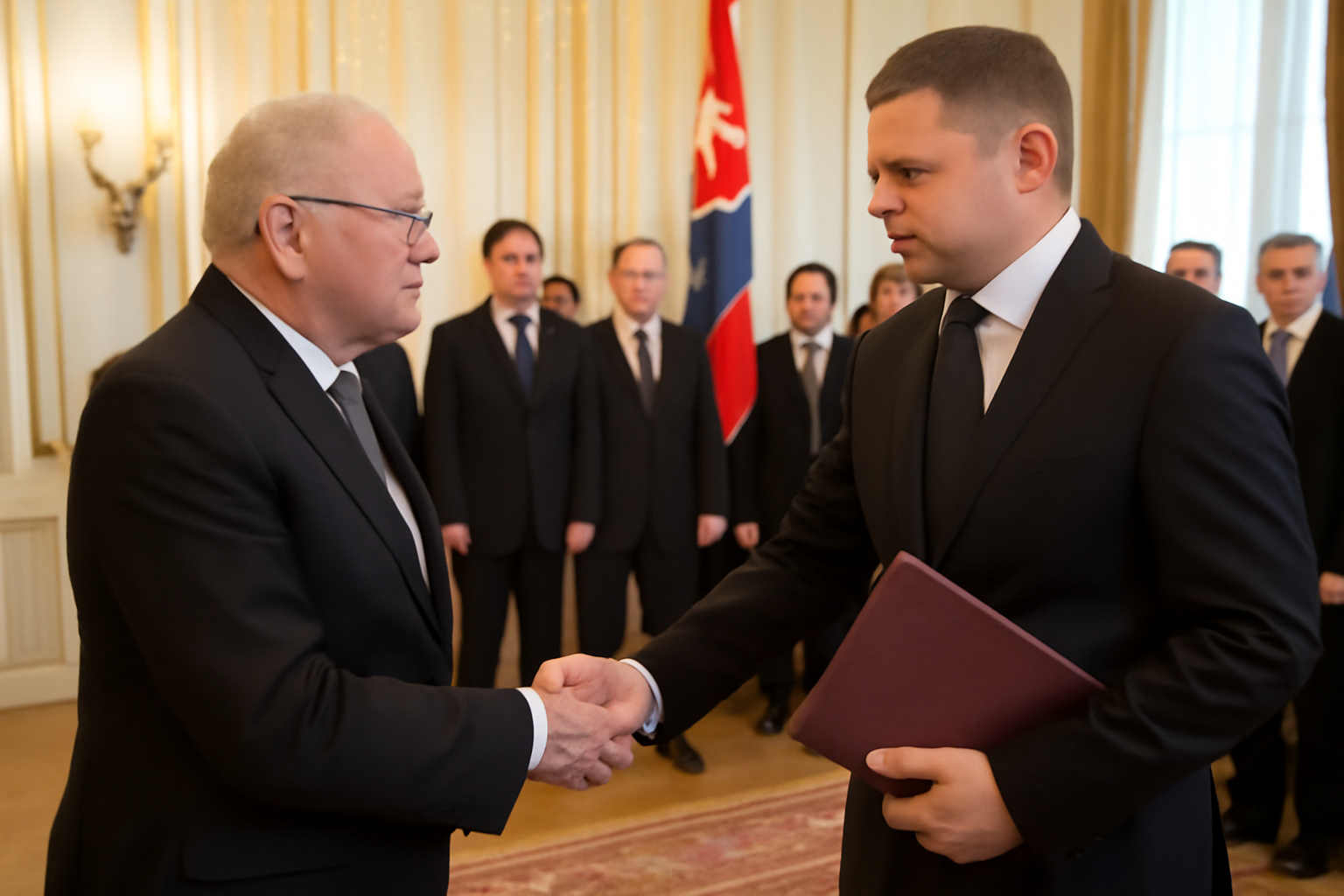 Gašparovič vymenoval Roberta Fica za premiéra, vláda dostala 13 nových ministrov