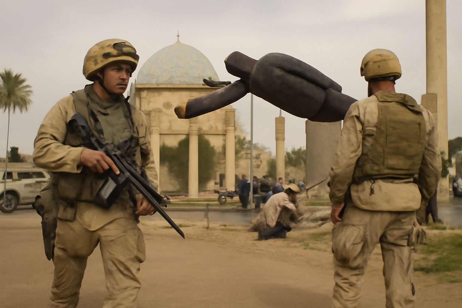 Americké jednotky obsadili Bagdad