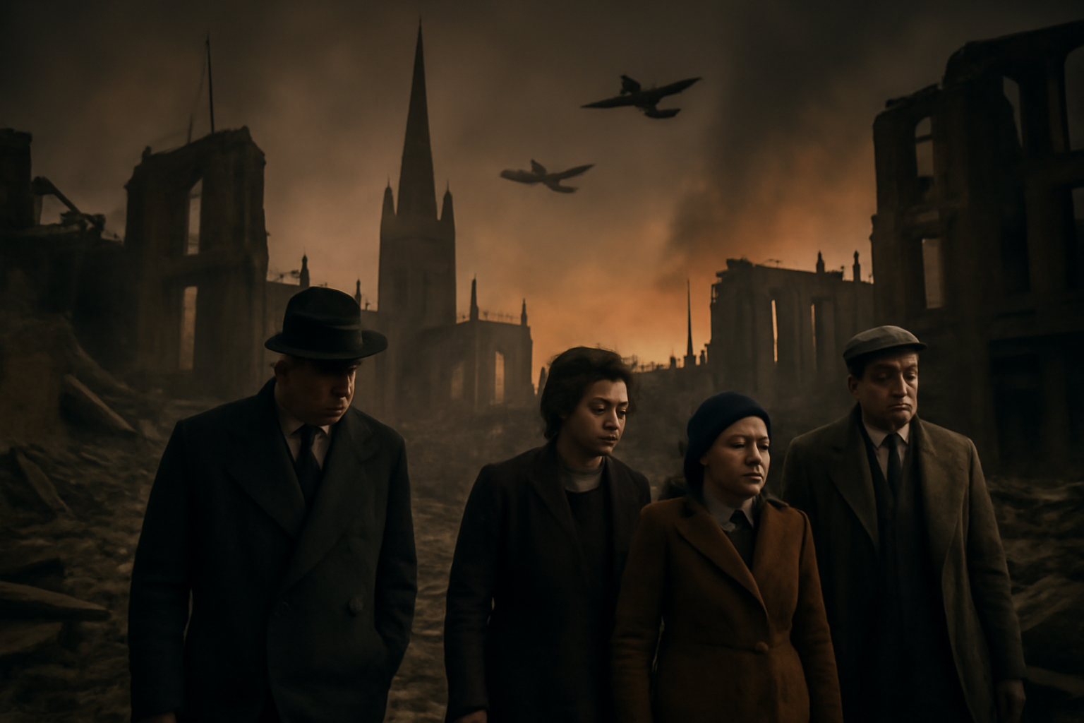 Coventry zasiahla ničivá vlna náletov Luftwaffe