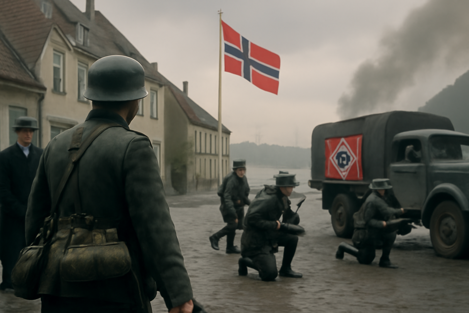 Nemecko bez vyhlásenia vojny napadlo Nórsko a Dánsko