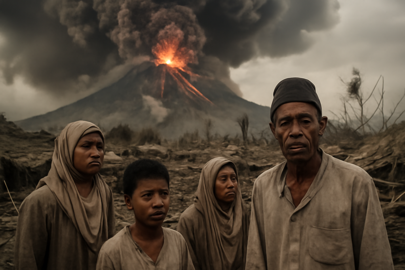 Erupcia Tambory v roku 1815: výbuch, ktorý zmenil Indonéziu na trosky