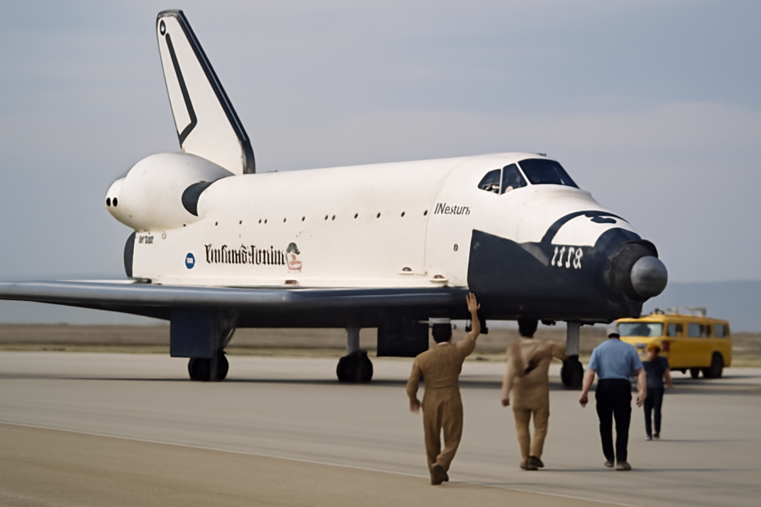 Raketoplán Columbia po prvom úspešnom lete bezpečne pristál na Zemi