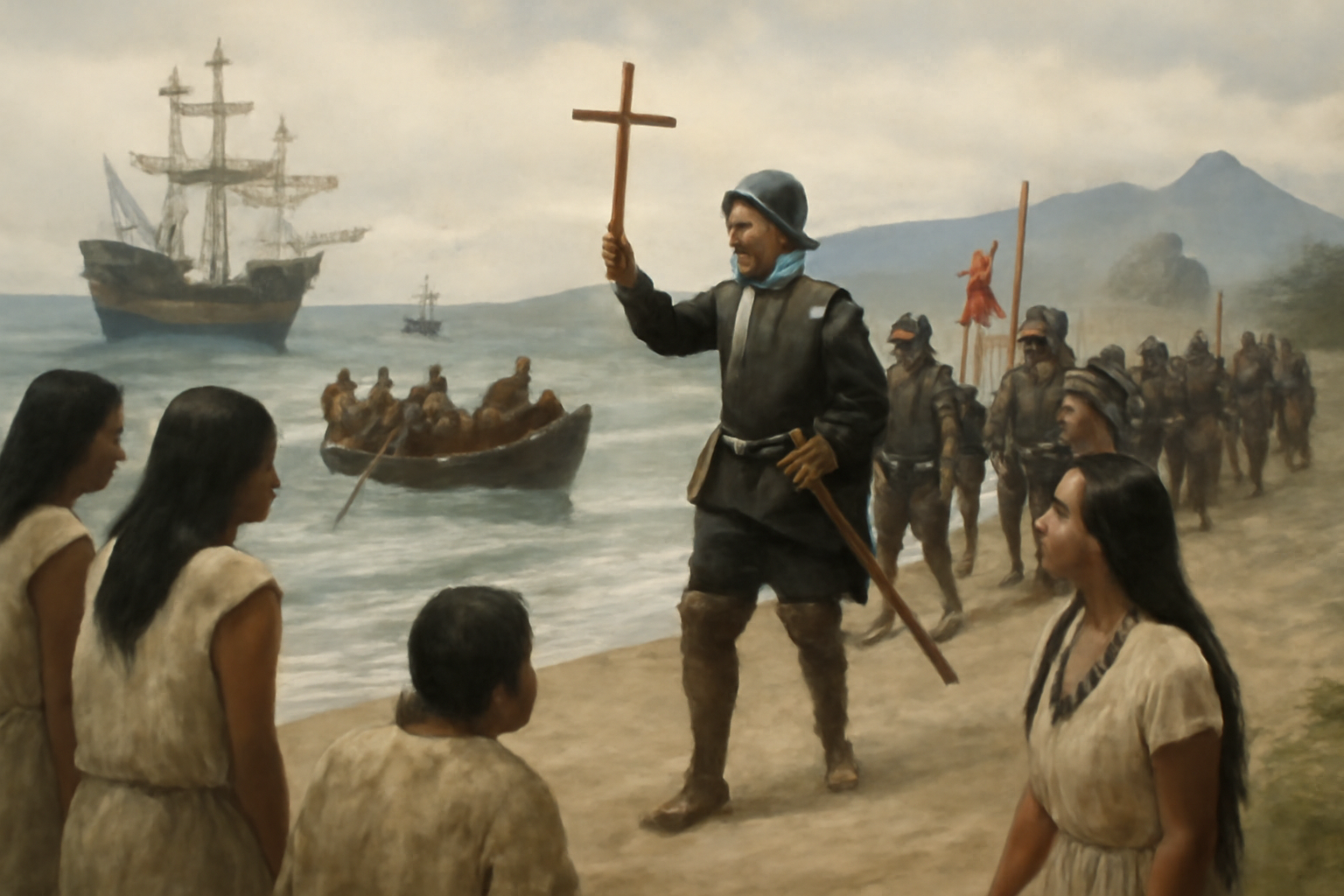 Cortés pristál v Mexiku a odštartoval dobytie Aztéckej ríše