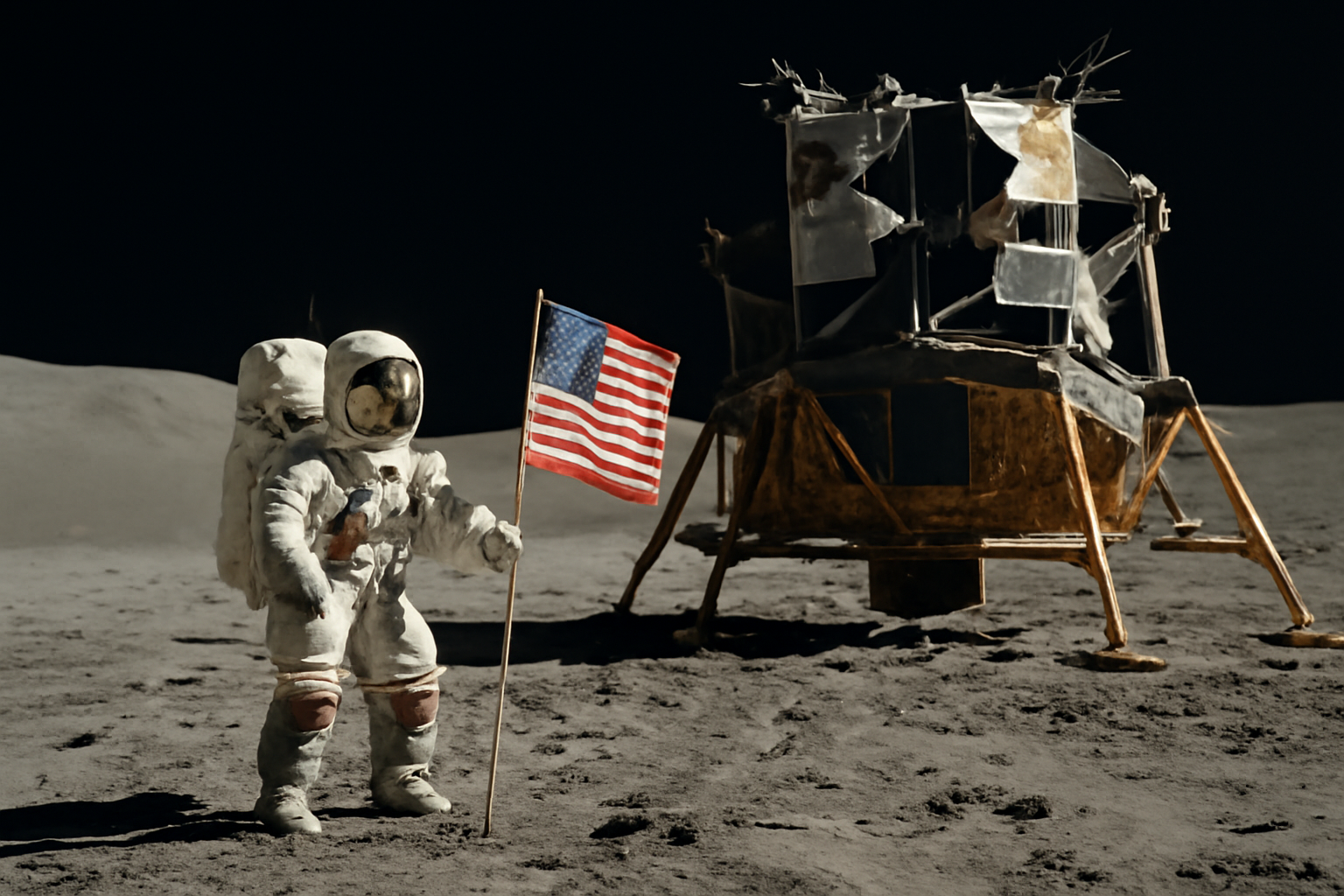 Apollo 16 pristálo na Mesiaci s modulom Orion