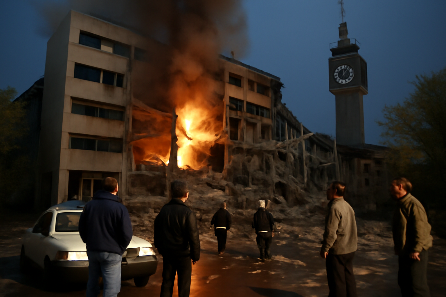 Nálet NATO na sídlo RTS v Belehrade si vyžiadal viac než 10 obetí