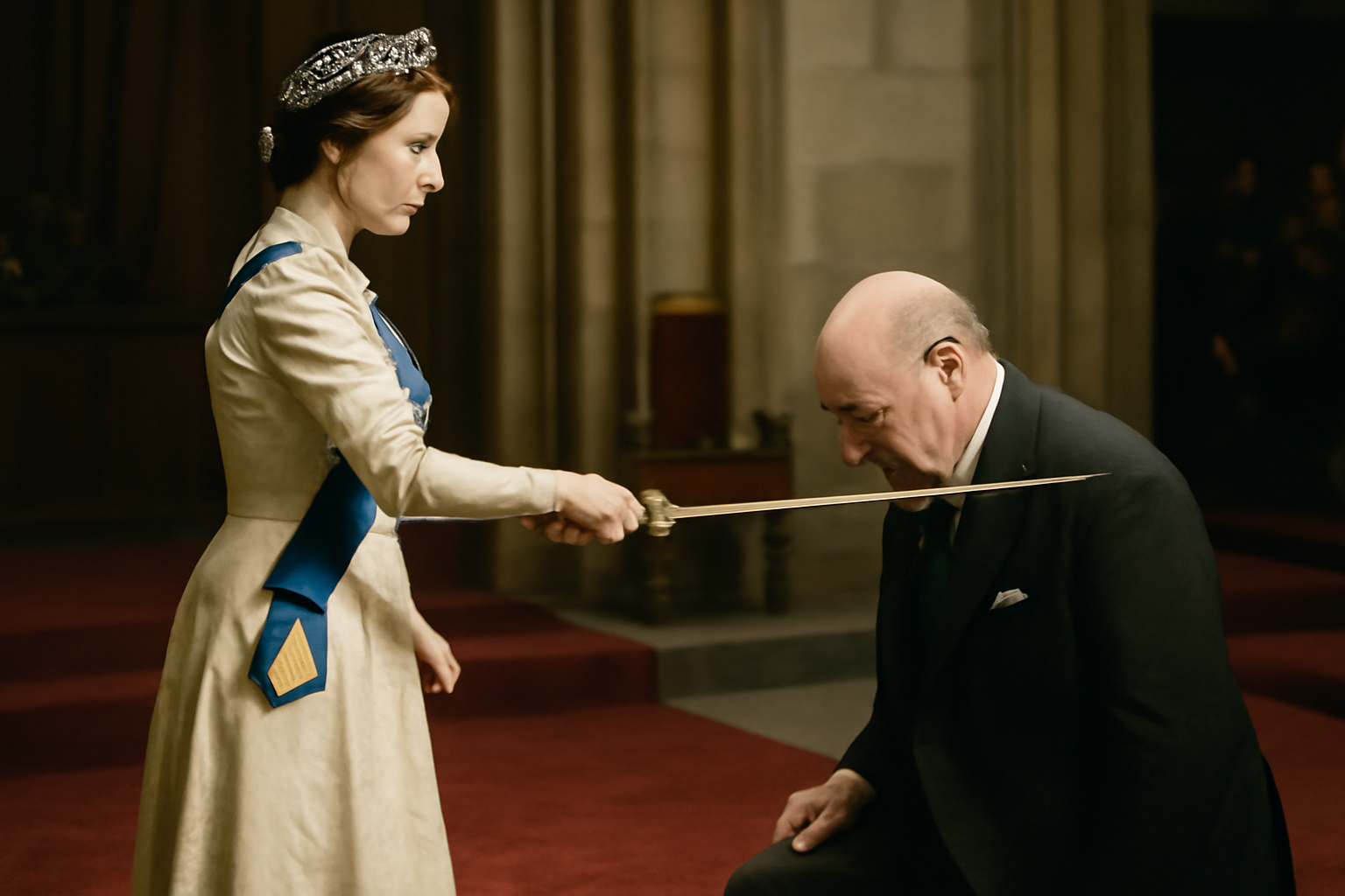 Alžbeta II. povýšila premiéra Winstona Churchilla do rytierskeho stavu