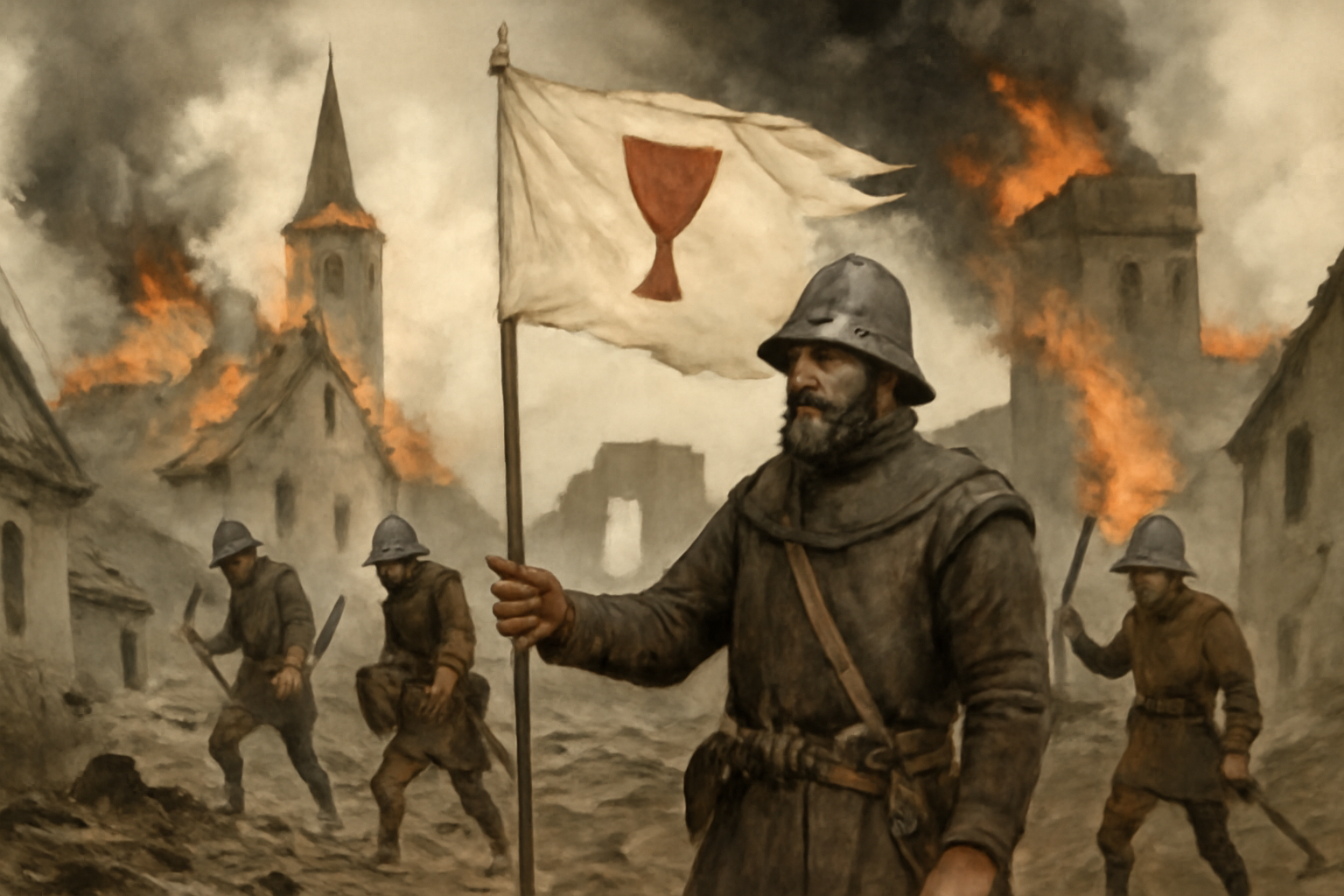 Husiti v roku 1433 dobyli Kežmarok a zanechali ho v ruinách