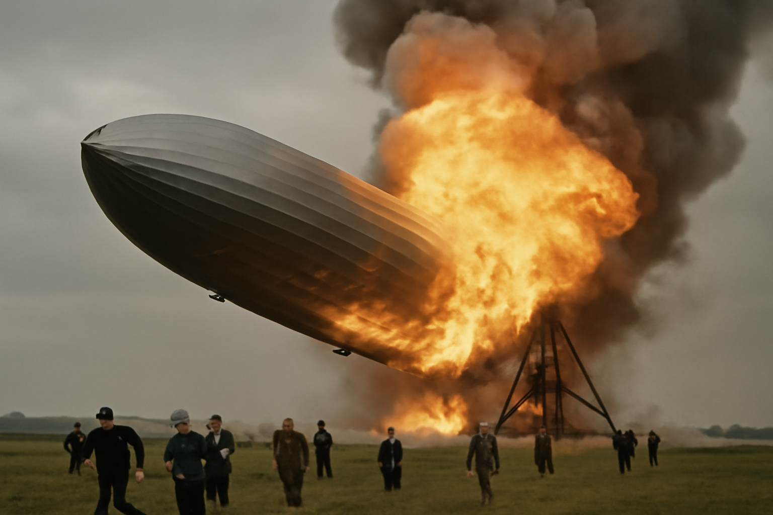 Katastrofa vzducholode Hindenburg: pýcha éry vzdušnej dopravy zhorela