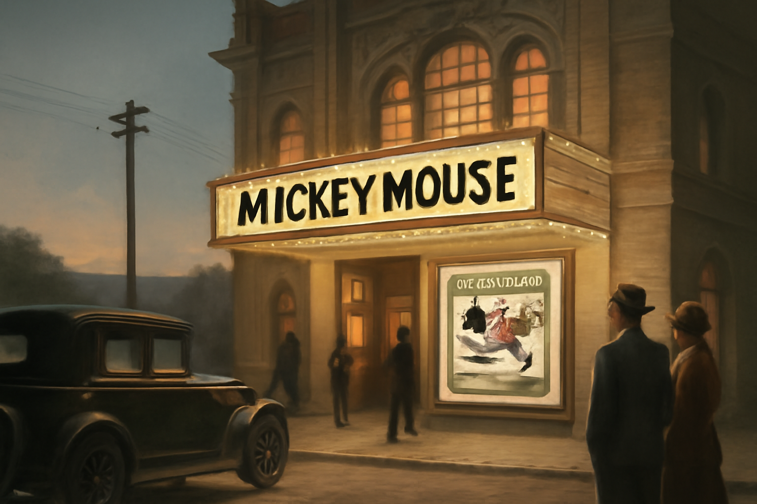 Mickey Mouse sa prvýkrát ukázal verejnosti v krátkom filme Plane Crazy