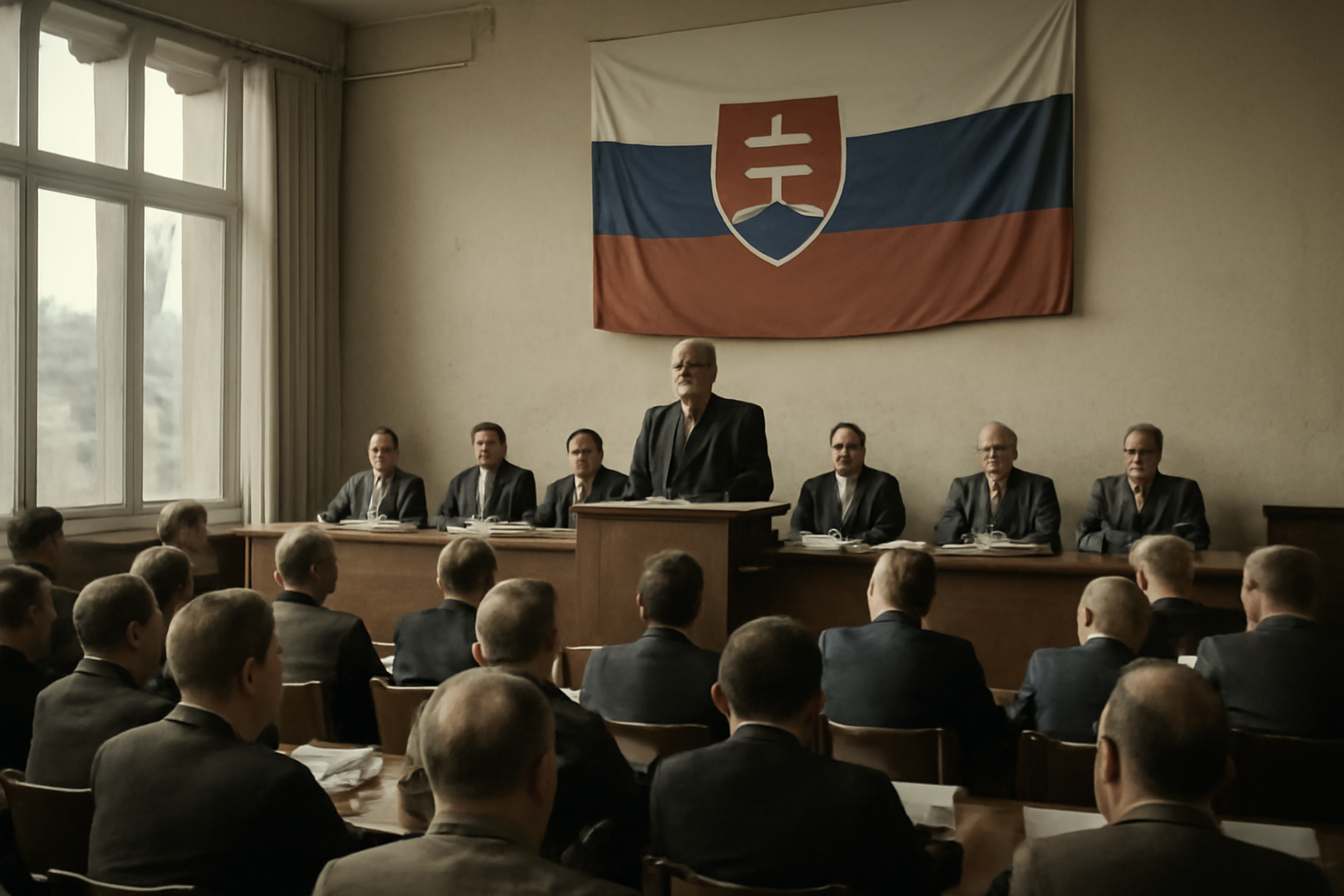 Prvé riadne zasadanie Slovenskej národnej rady sa zišlo v Bratislave