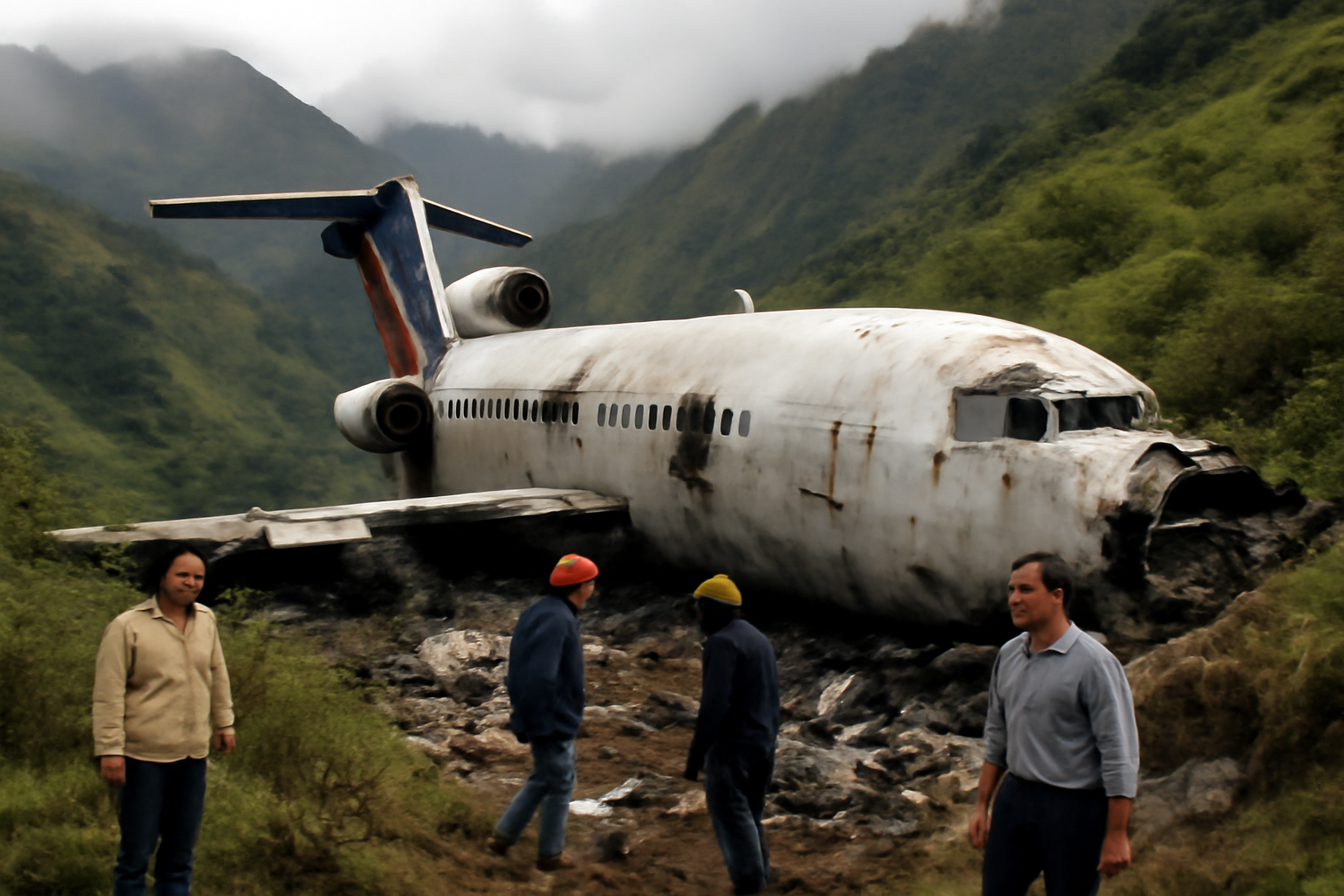 Pád Boeingu 727 v kolumbijských Andách si vyžiadal 134 obetí