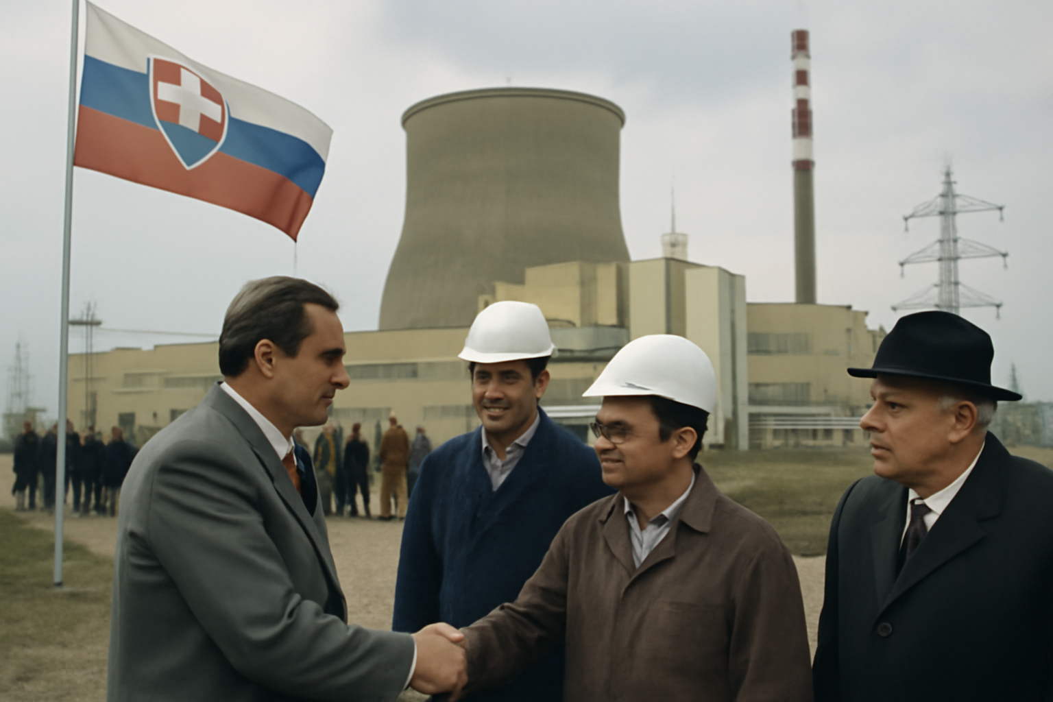 V Jaslovských Bohuniciach uviedli do prevádzky prvý blok jadrovej elektrárne