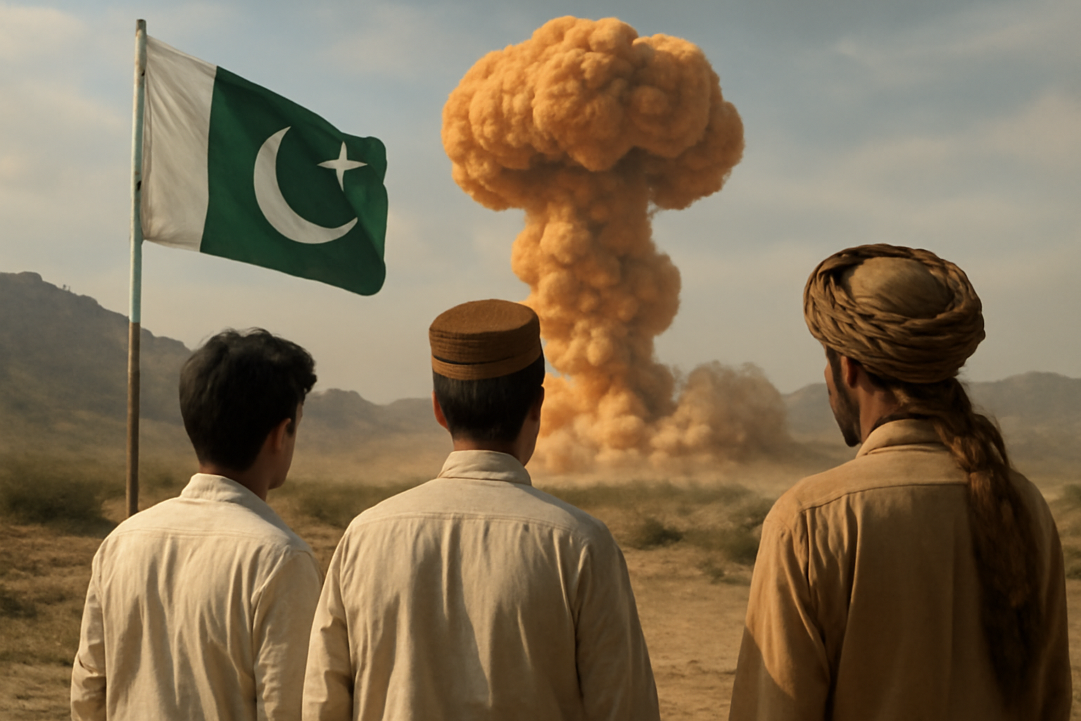 Pakistan prvýkrát odpálil vlastné jadrové nálože