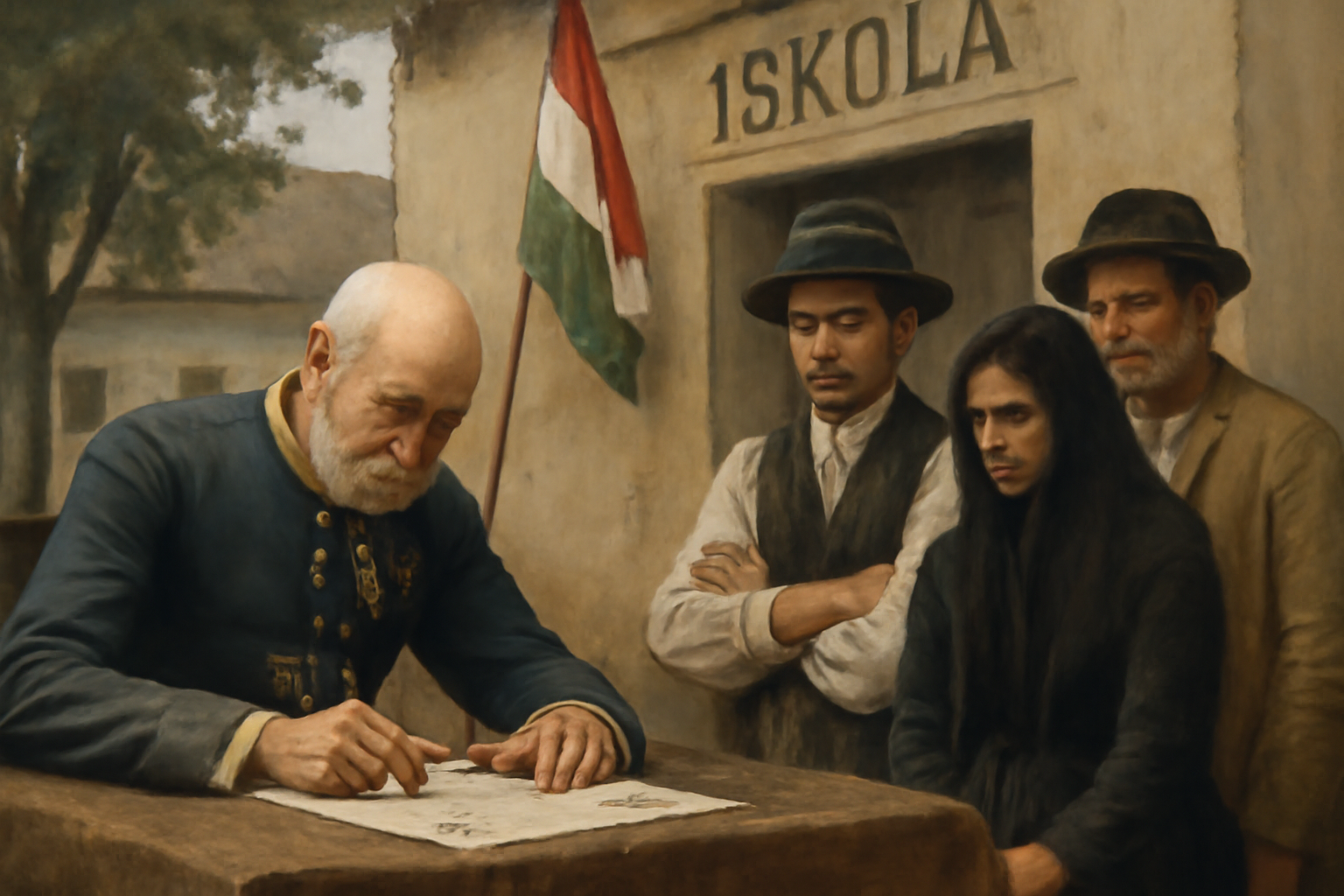 František Jozef I. podpisom Aponiho zákonov pritvrdil maďarizáciu škôl