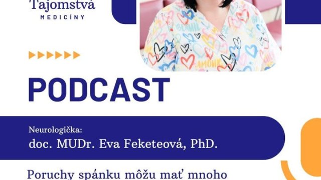 Univerzitná nemocnica L. Pasteura Košice v podcaste Tajomstvá medicíny otvára tému porúch spánku a bdenia.