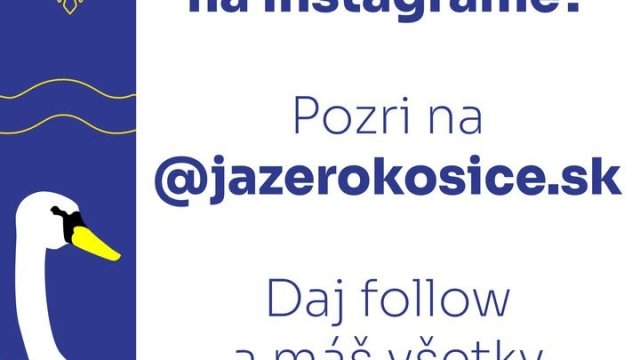 Mestská časť Košice-Jazero spustila nový Instagram účet @jazerokosice.sk.